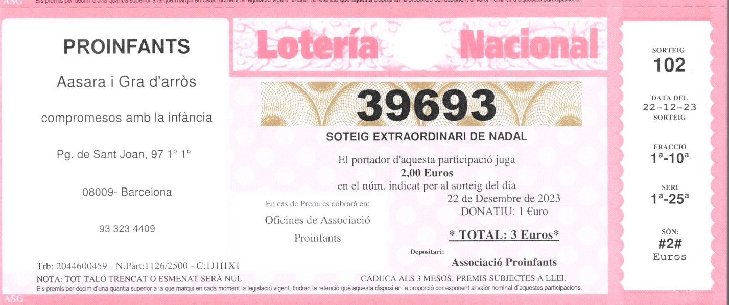 Lotería nacional 2023